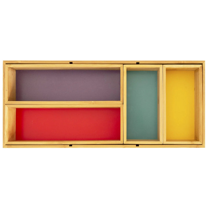 Totally Bamboo 5-Piece Nesting Organizer Set