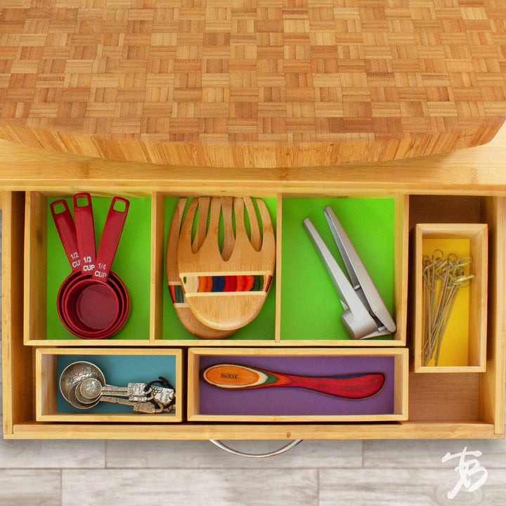 Totally Bamboo 5-Piece Nesting Organizer Set