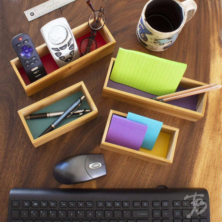 Totally Bamboo 5-Piece Nesting Organizer Set