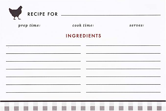 CR Gibson Home Cooked Recipe Cards