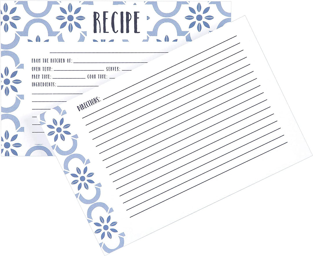 CR Gibson True Blue Recipe Cards