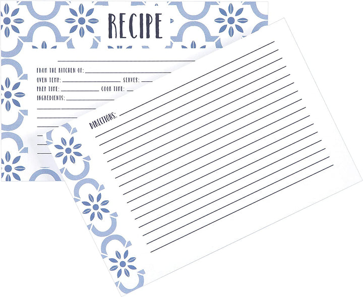 CR Gibson True Blue Recipe Cards