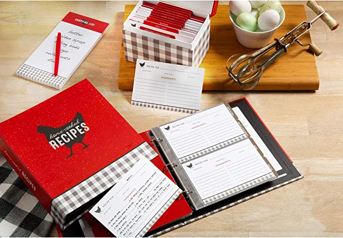 CR Gibson Home Cooked Recipe Cards