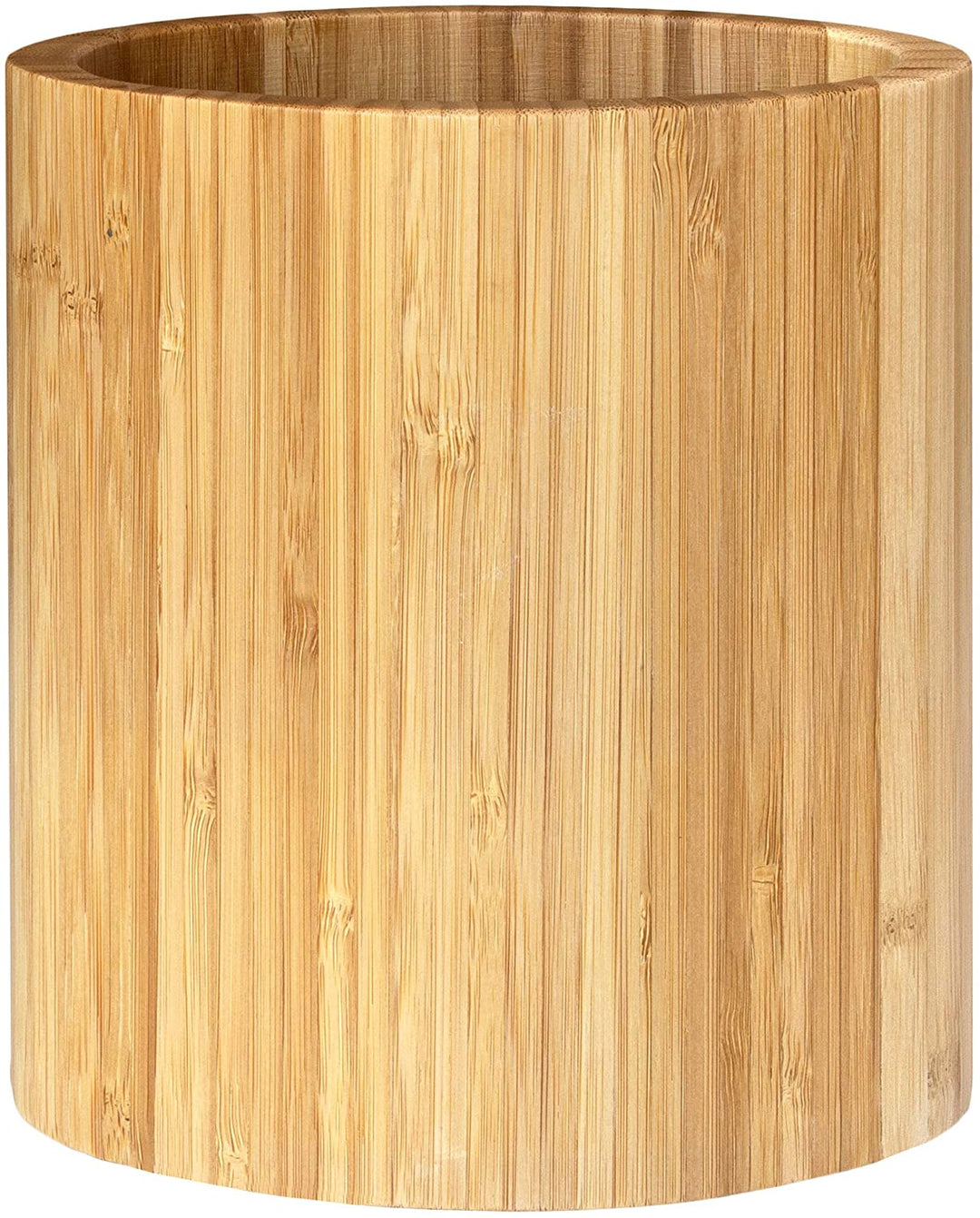 Totally Bamboo Oval Shaped Bamboo Kitchen Utensil Holder
