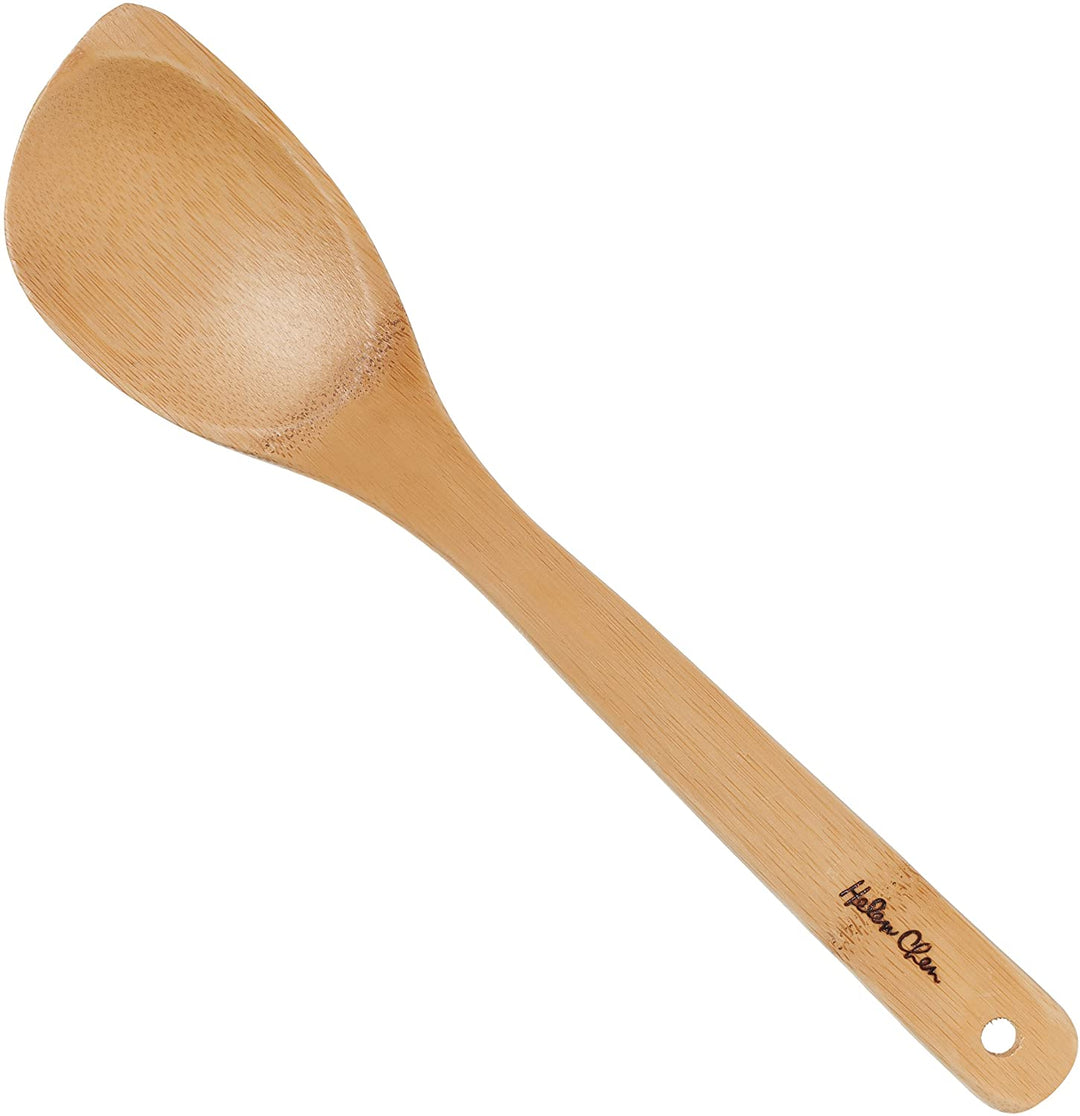 Helen's Asian Kitchen 12" Bamboo Corner Spoon