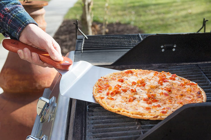 Fox Run Stainless Steel Pizza Peel with Rosewood Handle