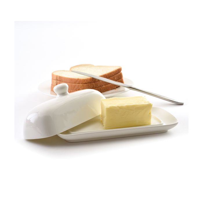 Norpro Porcelain Butter Dish with Lid