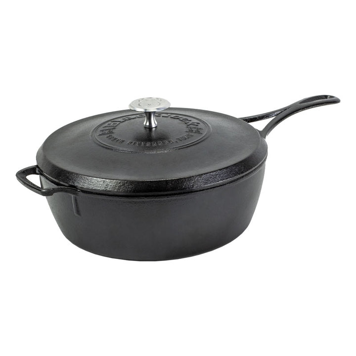 Blacklock by Lodge | 4 Quart Deep Skillet With Lid