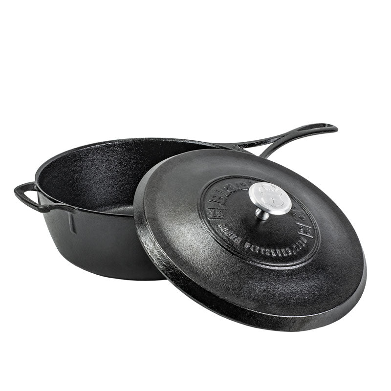 Blacklock by Lodge | 4 Quart Deep Skillet With Lid