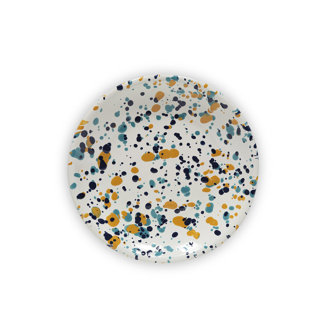 Crow Canyon Catalina Coupe Salad Plate - Bermuda Buttercup