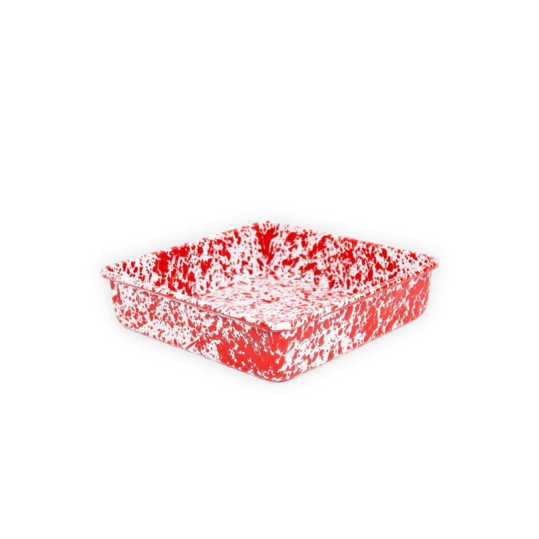 Crow Canyon Splatter 9 inch Square Brownie Pan
