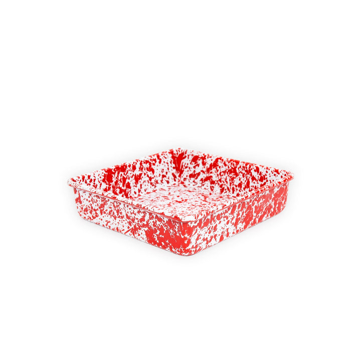 Crow Canyon Splatter 9 inch Square Brownie Pan