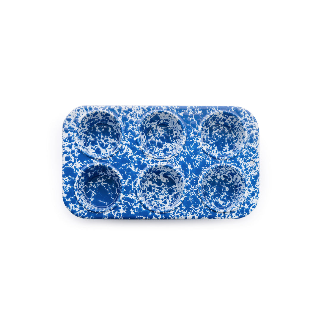 Crow Canyon Splatter 6-cup Muffin Tin