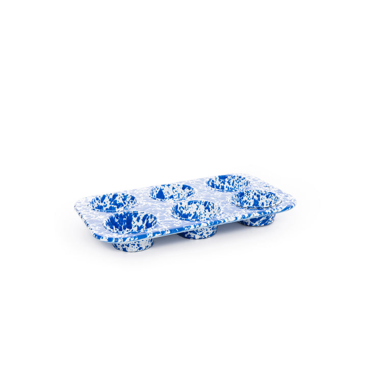 Crow Canyon Splatter 6-cup Muffin Tin
