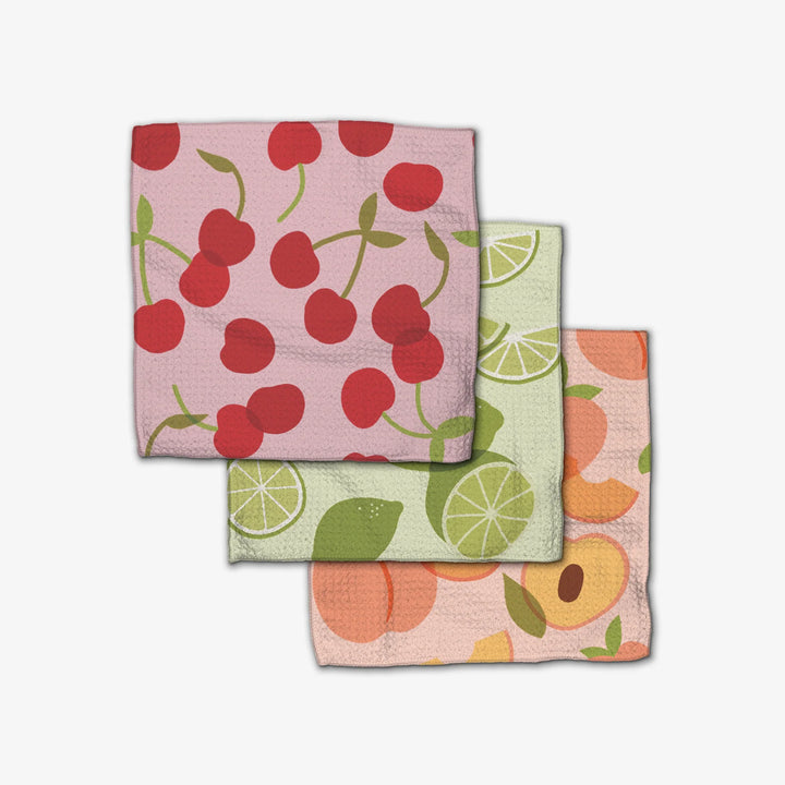 Fun Fruit - Dishcloth Set of 3