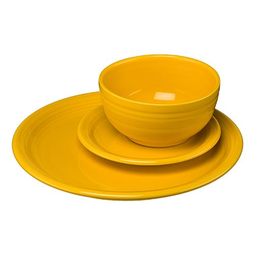 Fiestaware Bistro Coupe 3-Piece Place Setting