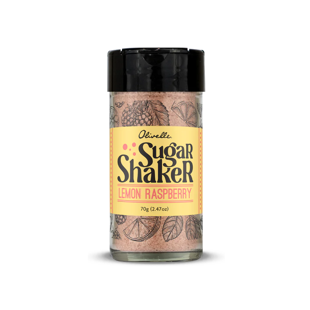 Lemon Raspberry Sugar Shaker