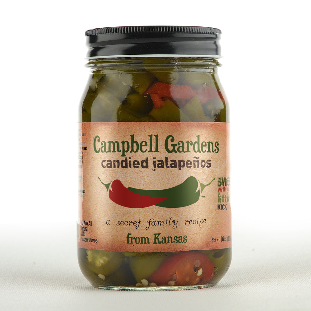 Campbell Gardens Candied Jalapeños