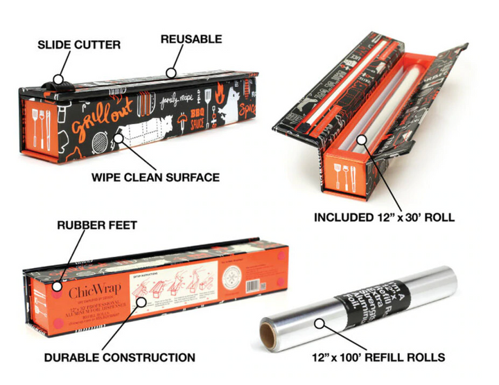 ChicWrap Aluminum Foil Dispenser