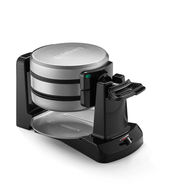 Double Belgian Waffle Maker Round