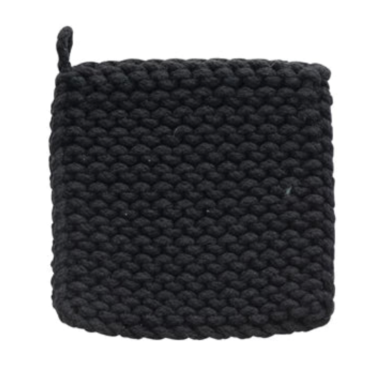 8" Square Cotton Crocheted Pot Holder
