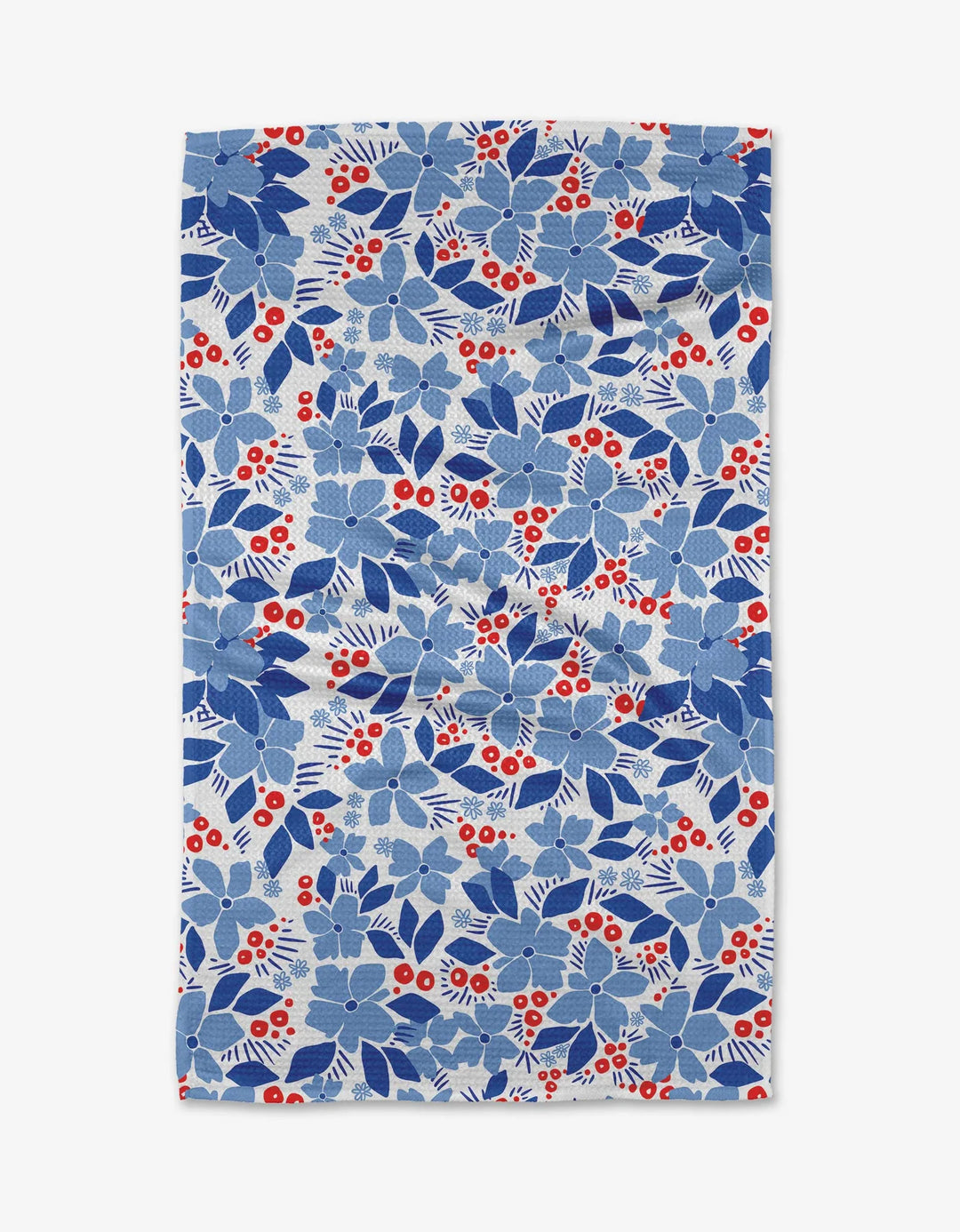 July Flowers Kitchen Tea Towel
