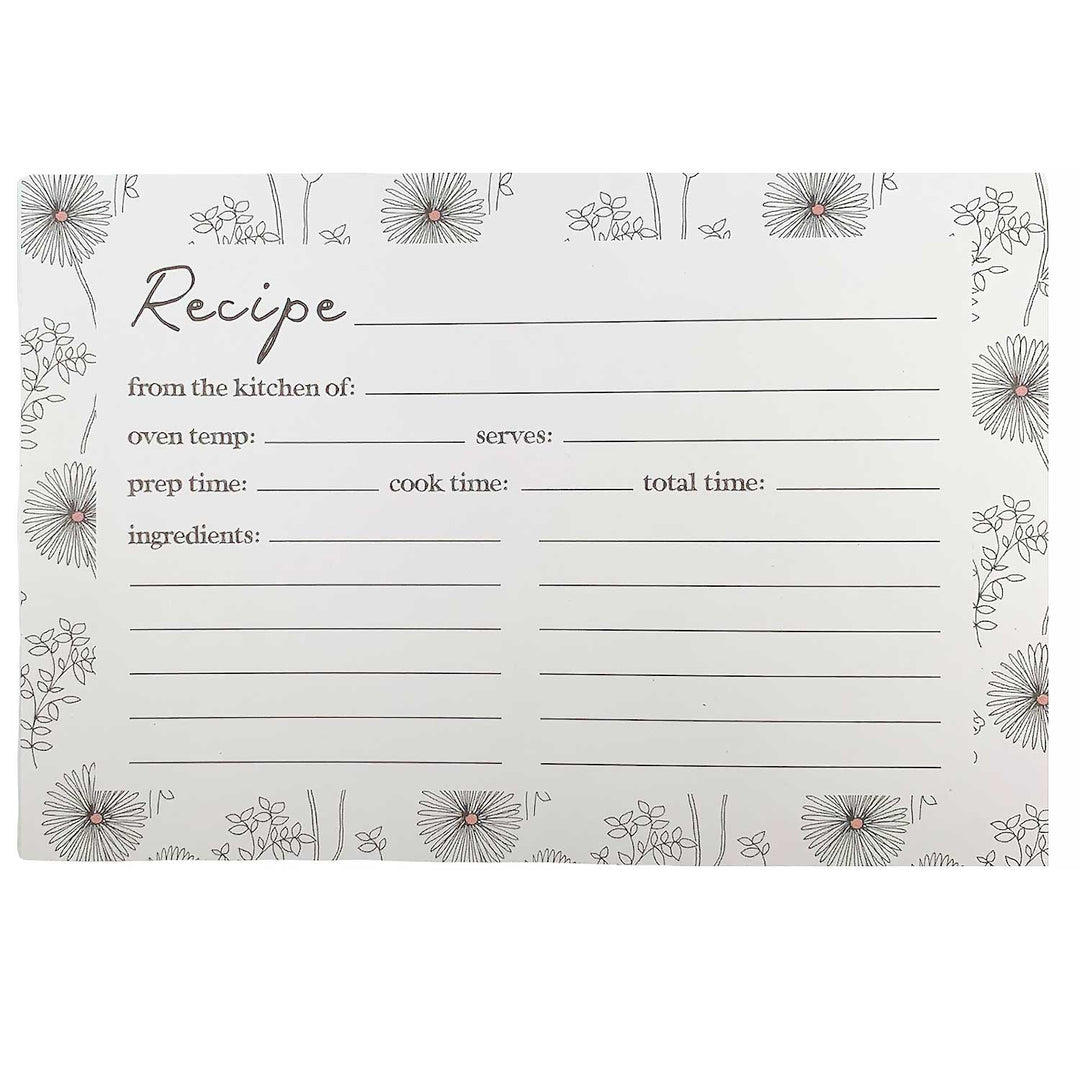 CR Gibson Night & Day Blush Recipe Cards