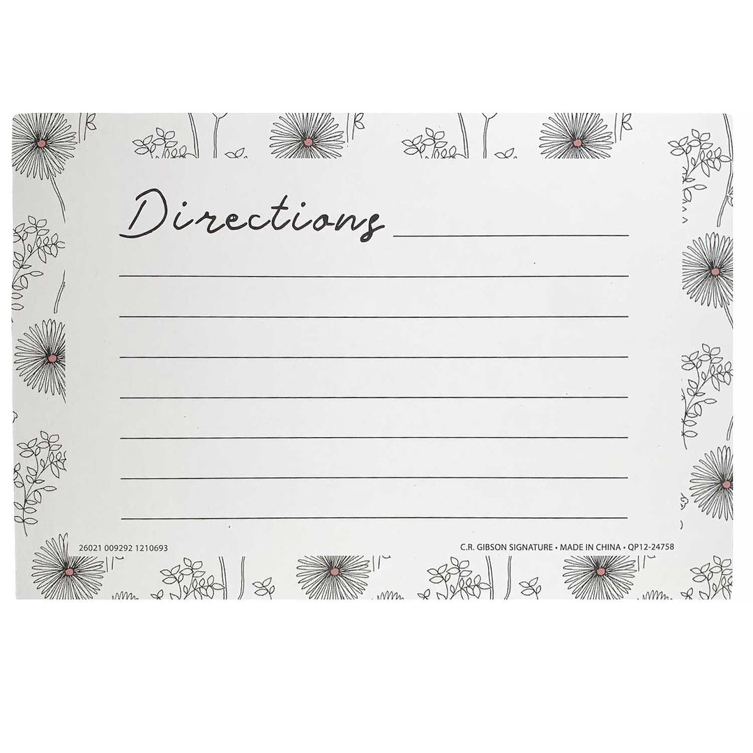 CR Gibson Night & Day Blush Recipe Cards