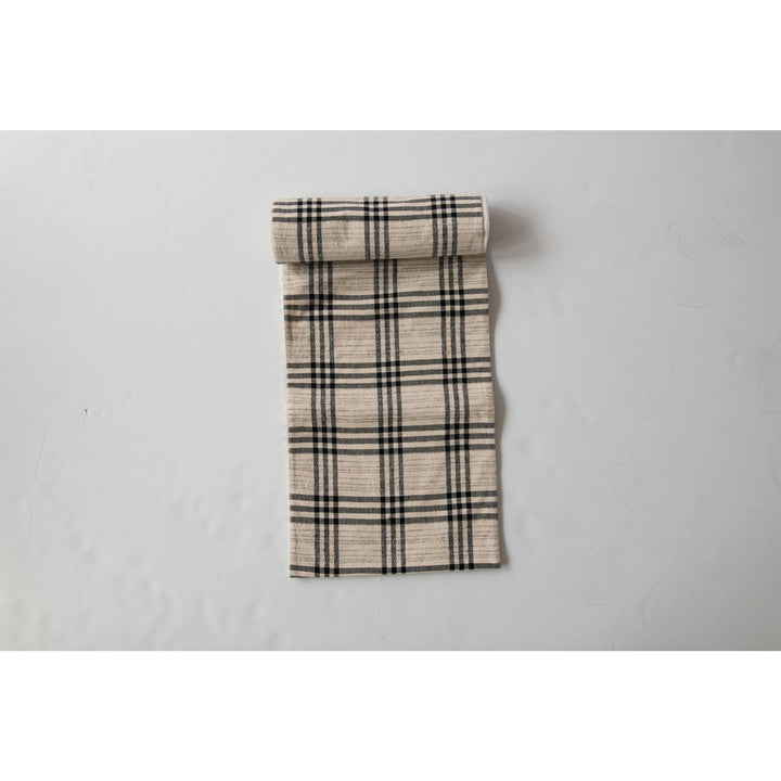 Woven Cotton and Wool Table Runner