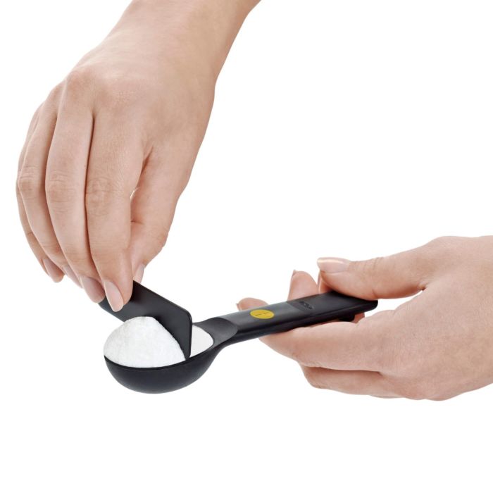 OXO 7-Piece Plastic Measuring Spoons - Black