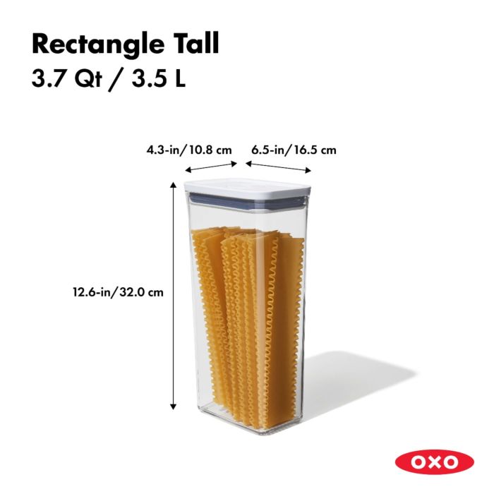 OXO POP Container - Rectangle Tall (3.7 Qt.)