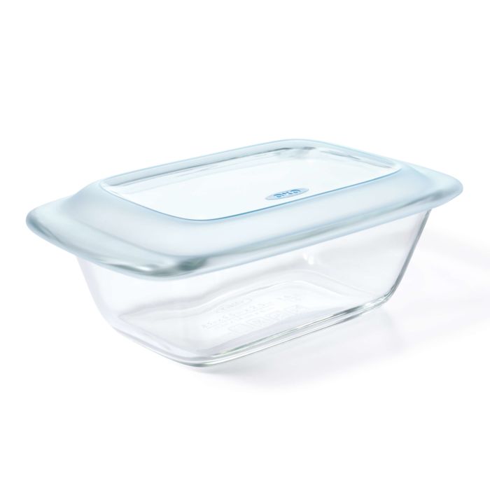 OXO Glass 1.6 Qt Loaf Baking Dish with Lid