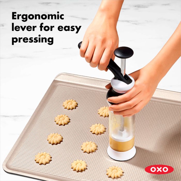 OXO Good Grips Cookie Press With Disk Storage Case