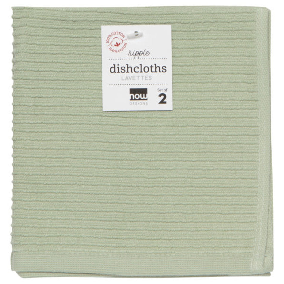 Ripple Dishcloths Sage