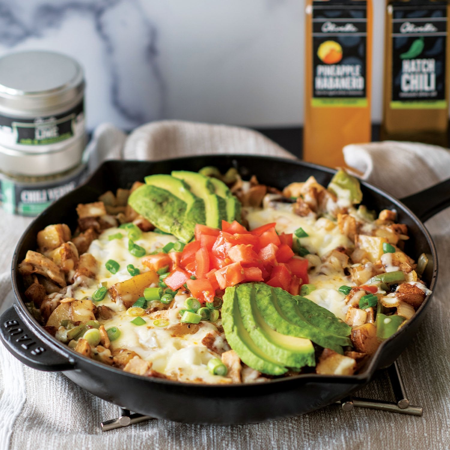 Green Chili Breakfast Hash