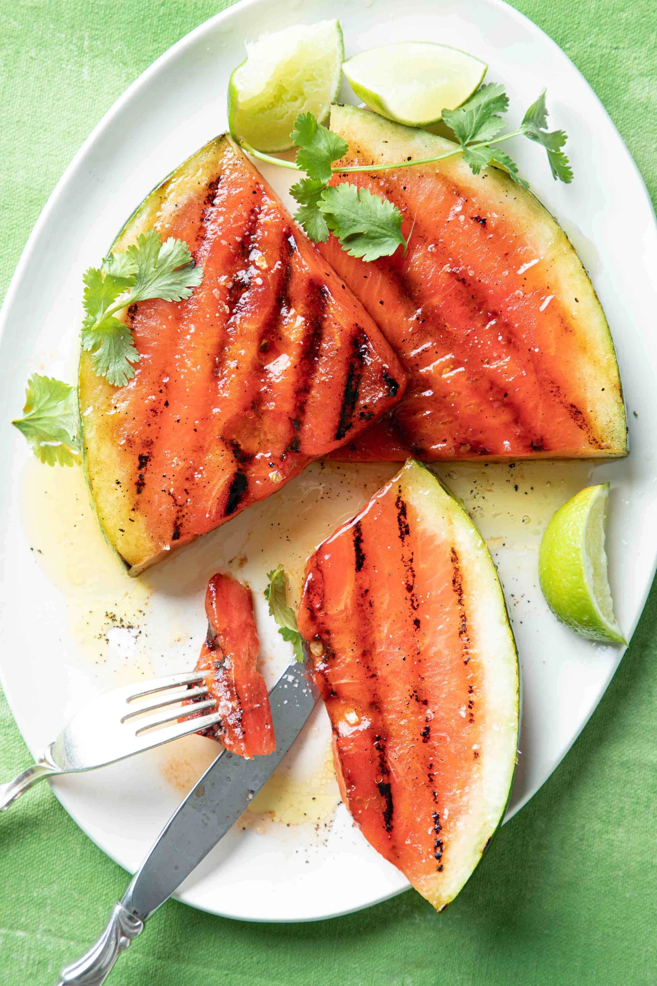 Grilled Hot Honey Watermelon – The Cook's Nook