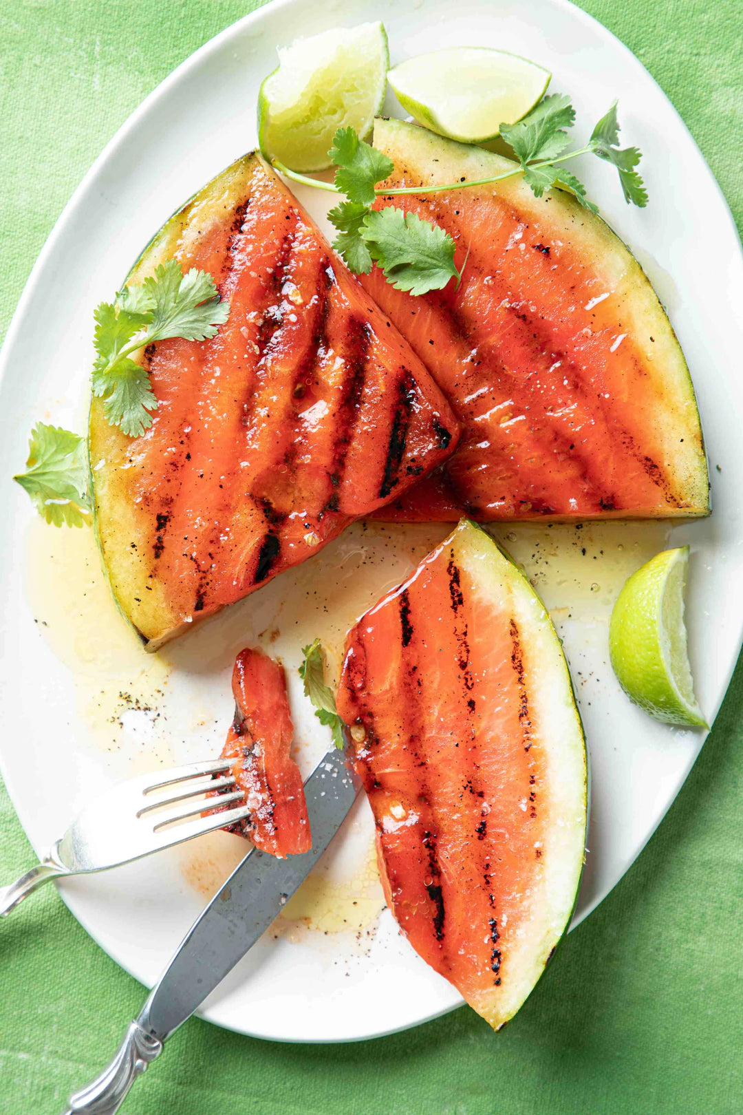 Grilled Hot Honey Watermelon
