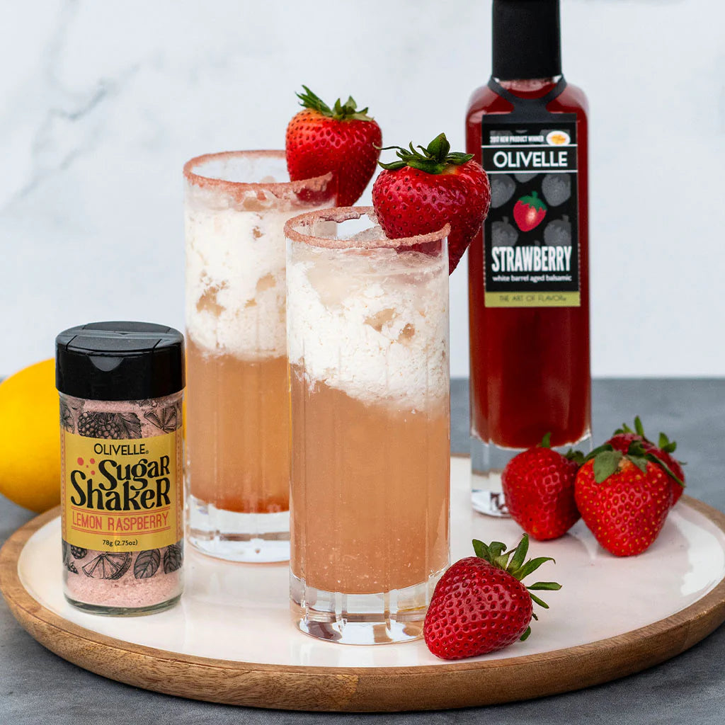 Strawberry Balsamic Cream Soda