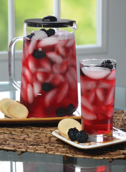 Blackberry Hibiscus Iced Tea