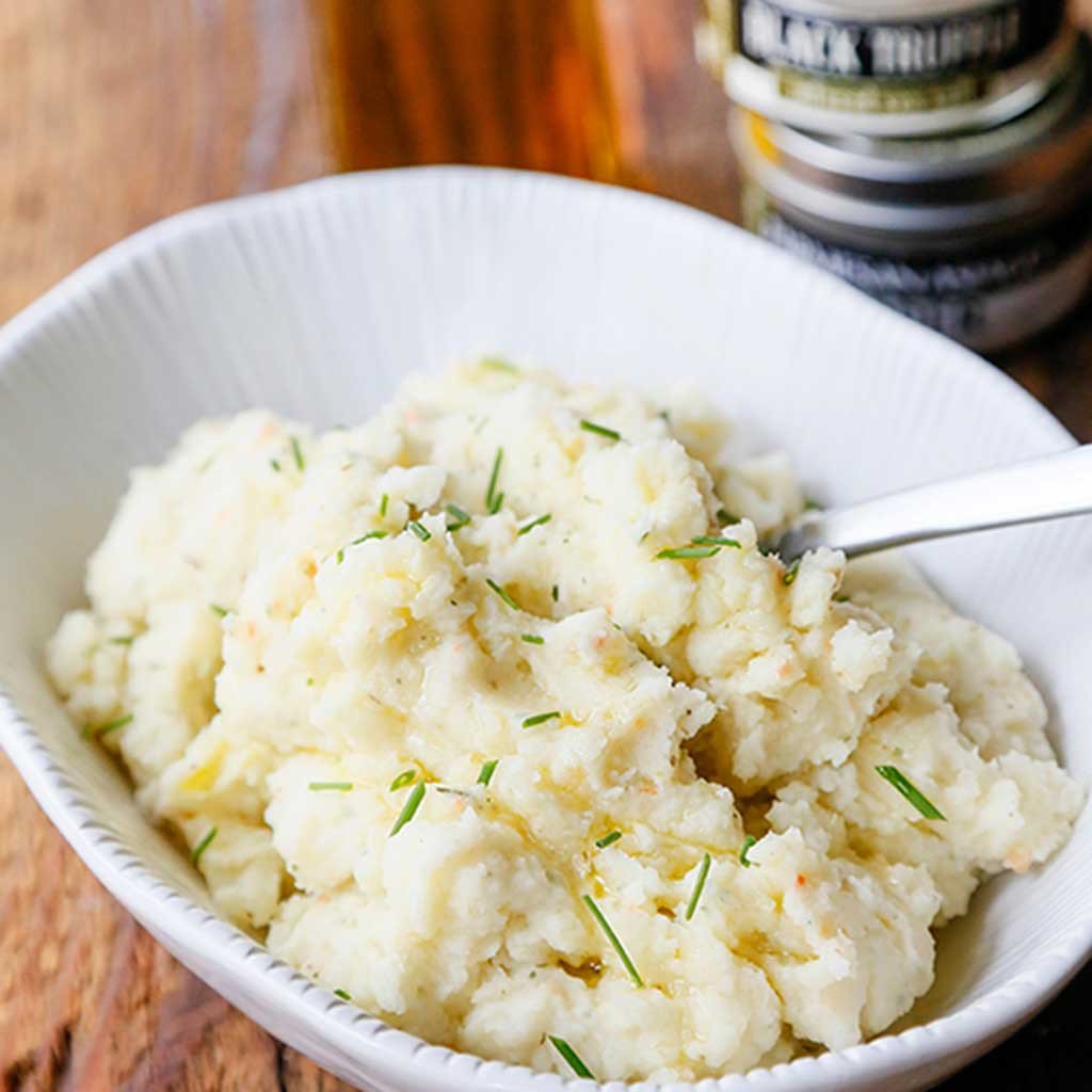 Parmesan Truffle Mashed Potatoes