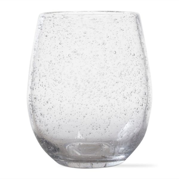 TAG Bubble Glass Stemless Wine Clear