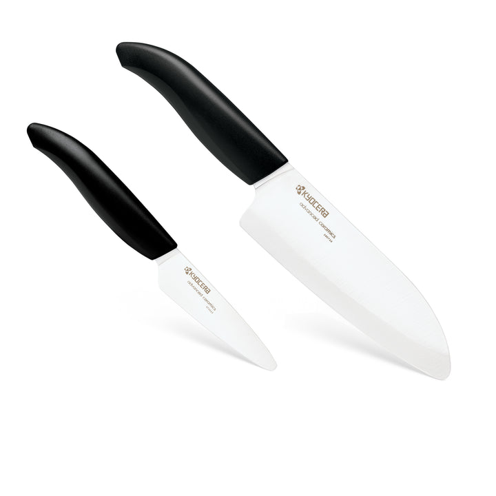 5.5" Santoku & 3" Pairing Knife Ceramic Set