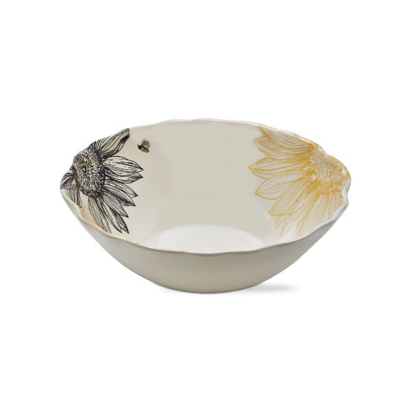 Let it Bee Bamboo Melamine Serving Bowl