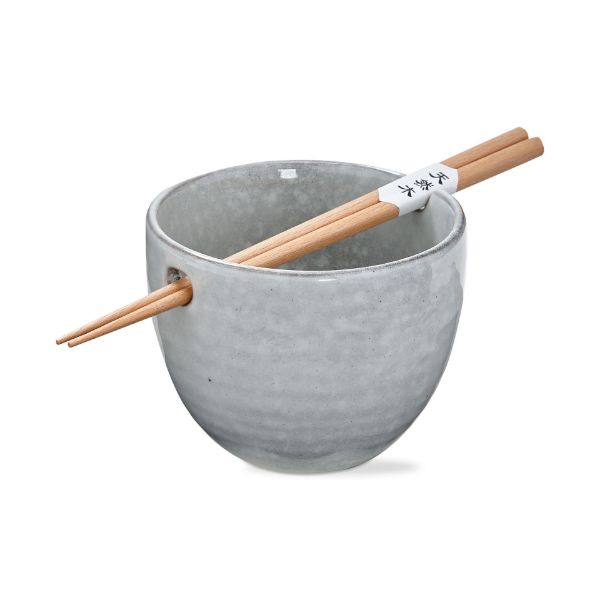 TAG Ramen Noodle Bowls with Chopsticks