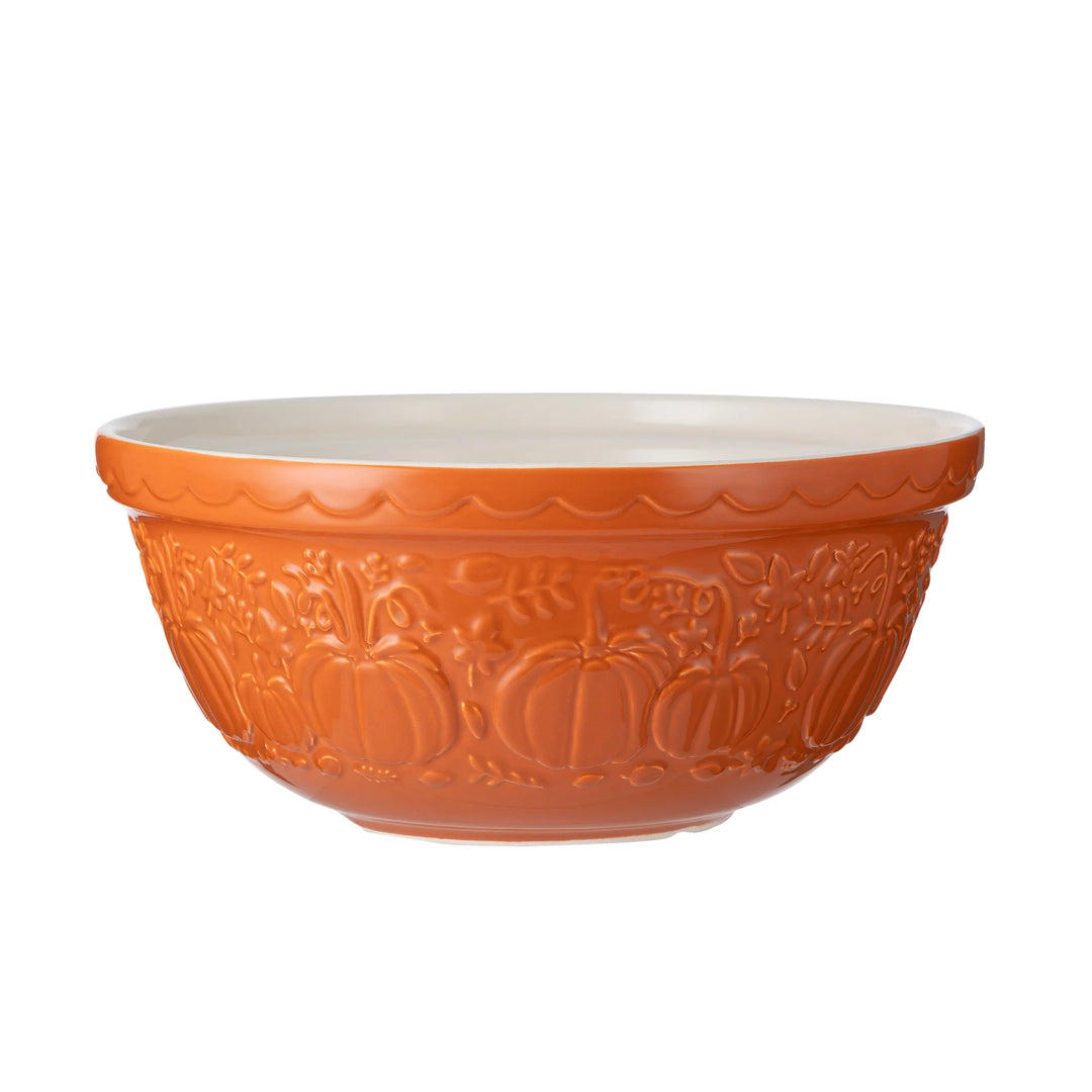Mason Cash Pumpkin S12 Mixing Bowl, 4.25 Qt.