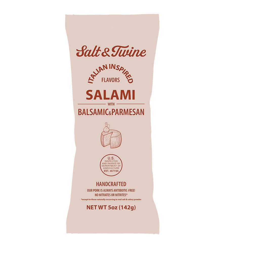 Balsamic and Parmesan Salami