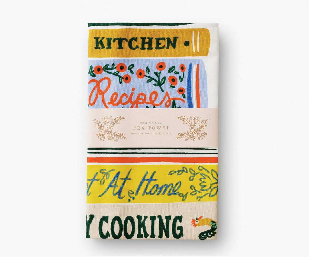 Cookbooks Tea Towel