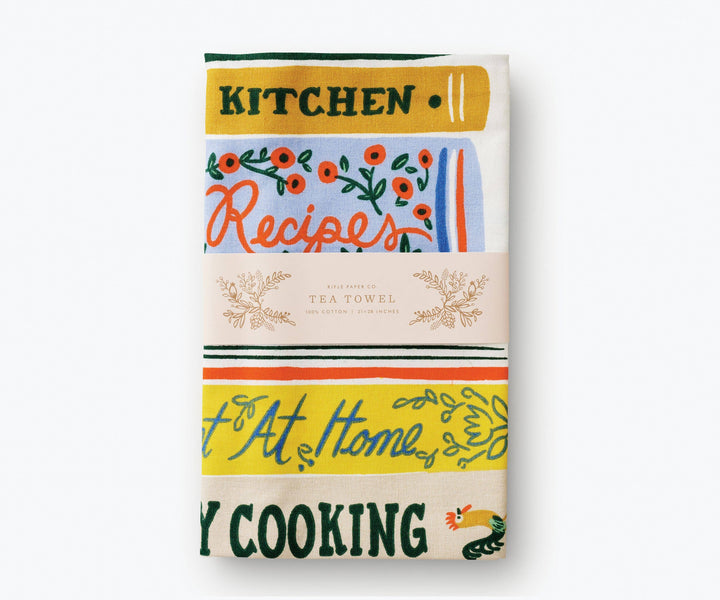 Cookbooks Tea Towel