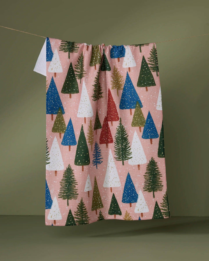 Snowdrift Pines Kitchen Tea Towel