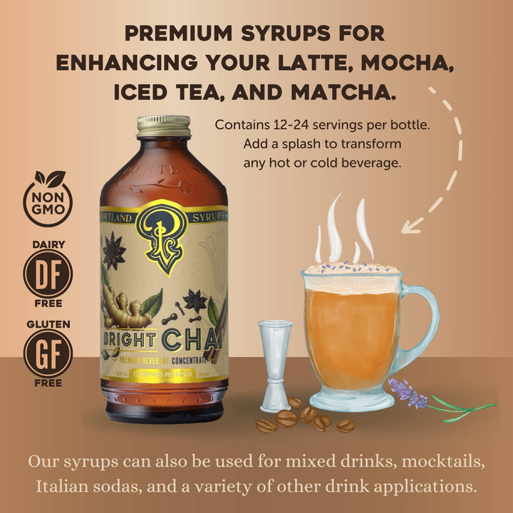 Bright Chai Syrup 12oz